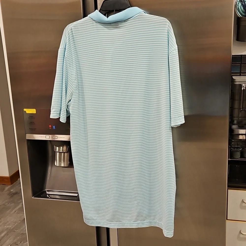💕PETER MILLAR💕 Summer Comfort Collegiate Stripe Performance Polo ~ Medium